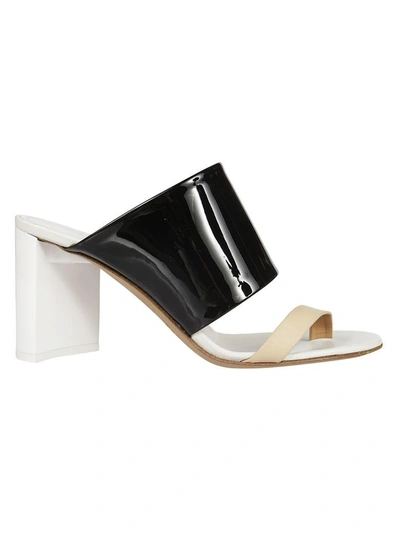 Shop Maison Margiela Contrast Open Toe Sandals