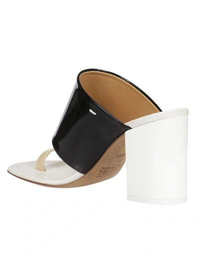 Shop Maison Margiela Contrast Open Toe Sandals