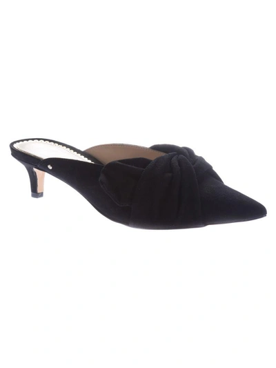 Shop Sam Edelman Laney Kitten Heel Mules In Black