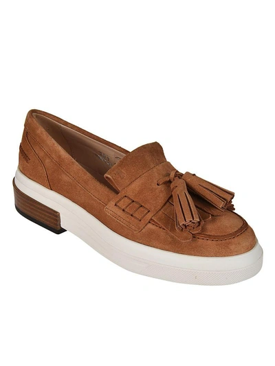 Shop Tod's Flat Shoes In Light Browm