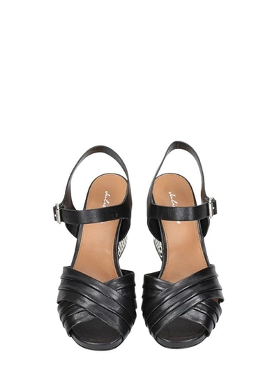 Shop Julie Dee Black Leather Sandals