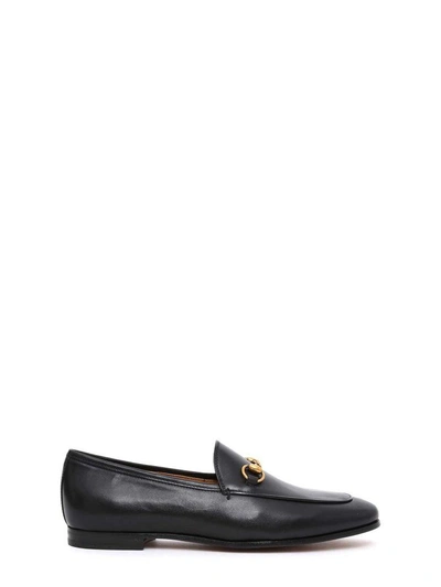 Shop Gucci Classic Jordaan Loafers In Nero