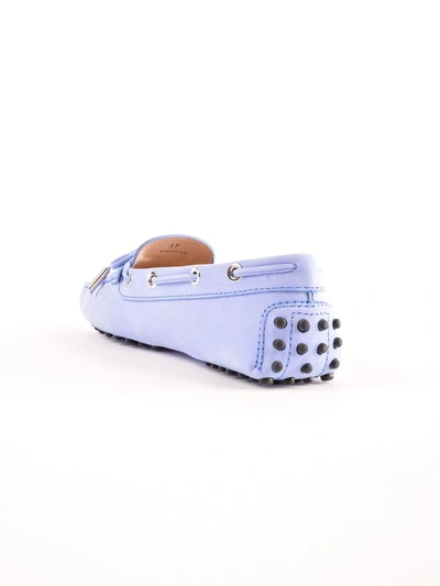 Shop Tod's Gommino Driving Loafers In Uazzurro Orizzonte