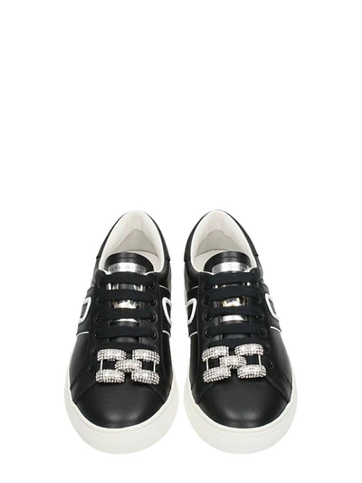 Shop Marc Jacobs Black Leather Sneakers