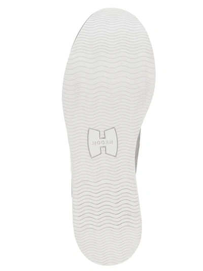 Shop Hogan Maxi H349 Sneaker In Silver