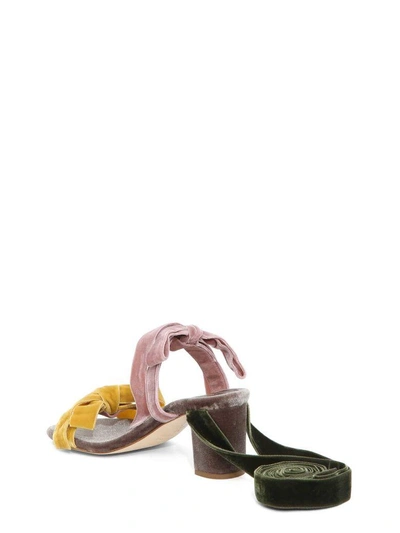 Shop Gia Couture Ankle-tie Sandals In Multicolor