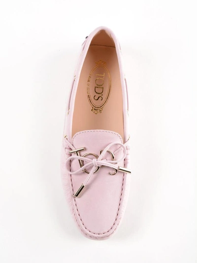 Shop Tod's Gommino Driving Loafers In Lkeepsake Lilac