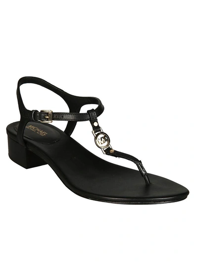 Shop Michael Kors Cayla Mid Sandals In Black