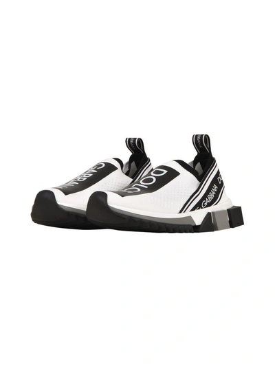 Shop Dolce & Gabbana Sorrento Sneaker White In White-black