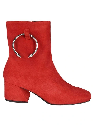 Shop Dorateymur Nizip Ii Ankle Boots In Rosso