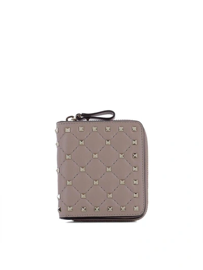 Shop Valentino Pink Leather Wallet