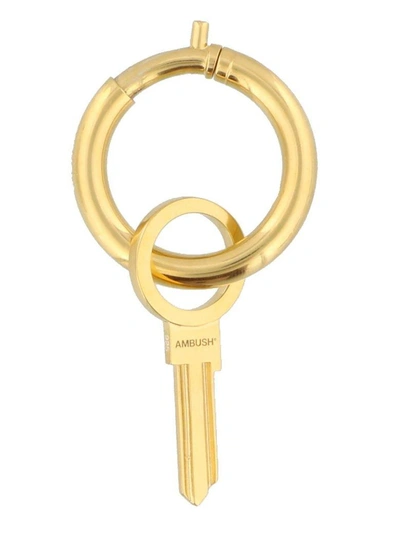 Shop Ambush Mini Key Earring In Gold