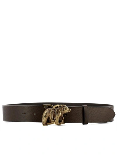 Shop Dsquared2 Brown Leather Belt