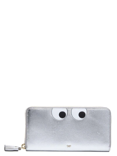 Shop Anya Hindmarch Wallet In Silver