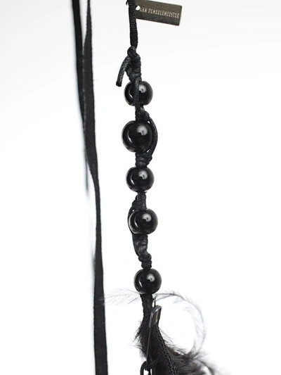 Shop Ann Demeulemeester Necklace In Black
