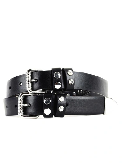 Shop Prada Belt In Black