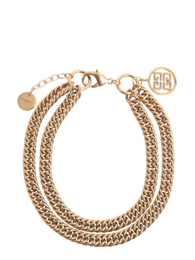 Shop Givenchy Chains Necklace In Oro