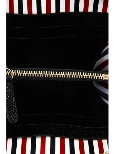 Shop Thom Browne Black Leather Wallet
