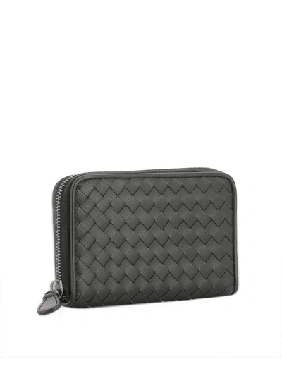 Shop Bottega Veneta Black Leather Wallet