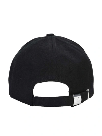 Shop Karl Lagerfeld Iconic Cap In Black