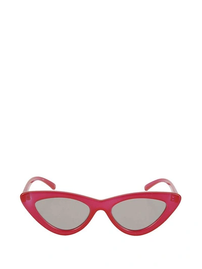 Shop Le Specs The Last Lolita Sunglasses In Red