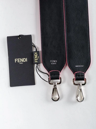 Shop Fendi Strap You Shoulder Bag Strap In 1ng Mlc+nr