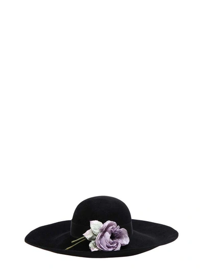 Shop Gucci Felt Hat In Nero