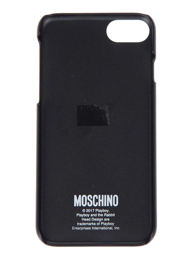 Shop Moschino Playboy Iphone 7 Case In Black