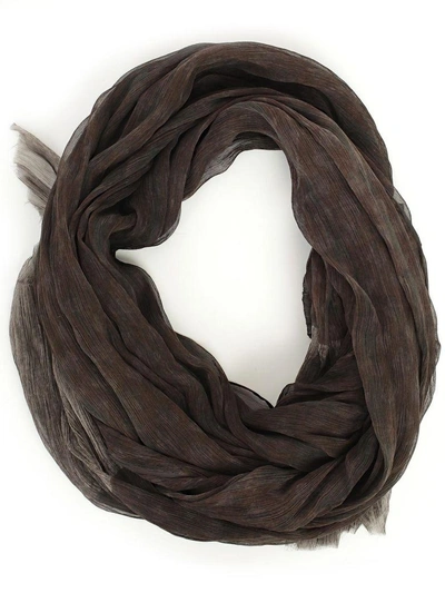 Shop Uma Wang Scarf In Uwbrown Green