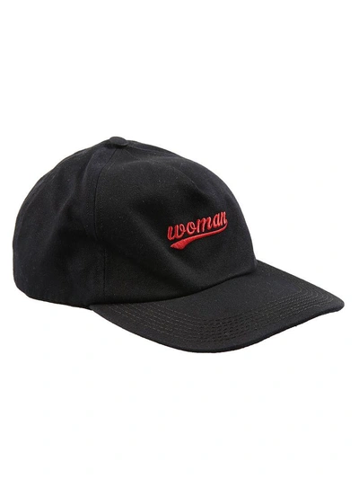 Shop Off-white Woman Baseball Cap In Black Red