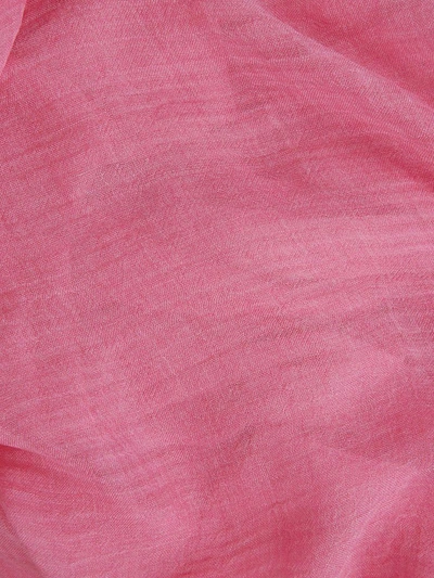 Shop Faliero Sarti Frayed Scarf In Pink