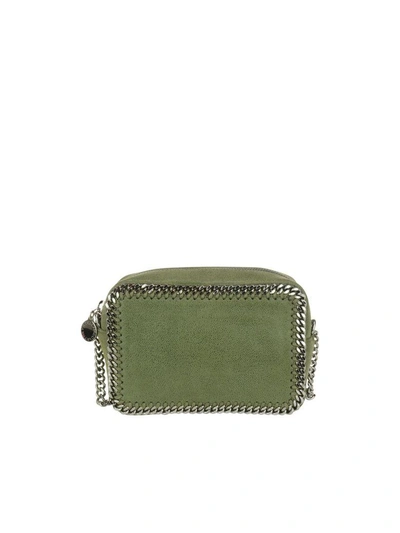 Shop Stella Mccartney Falabella Crossbody Bag In Olive