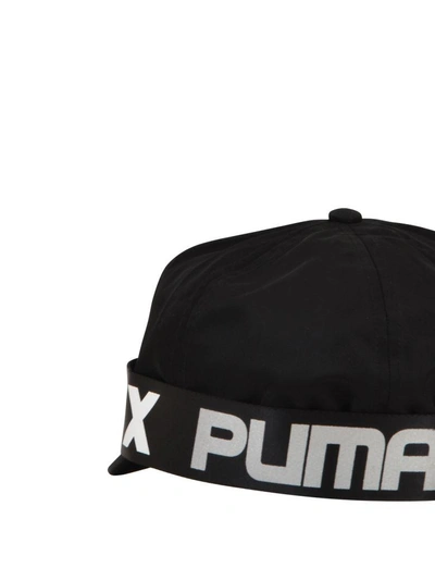 Shop Fenty X Puma Giant Strap Baseball Hat In Black