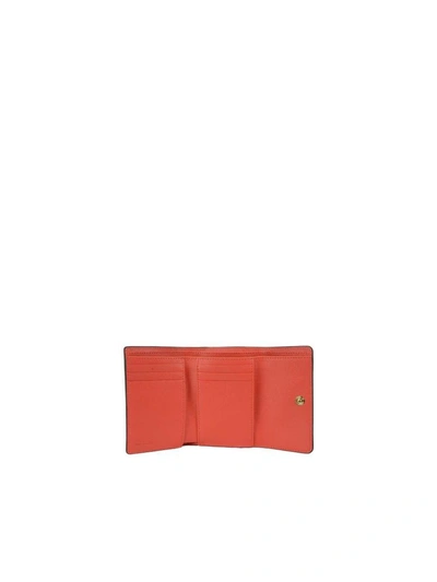 Shop Furla Small Babylon Trifold Wallet In Mango