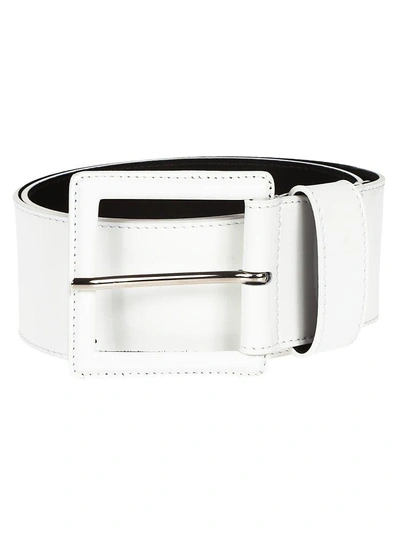 Shop B-low The Belt B Low The Belt Square Buckle Belt In White