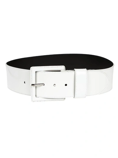 Shop B-low The Belt B Low The Belt Square Buckle Belt In White