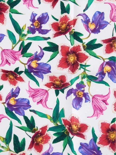 Shop Ferragamo Floral Print Scarf In Multicolor