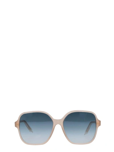 Shop Victoria Beckham Iconic Square Sunglasses In Taupe