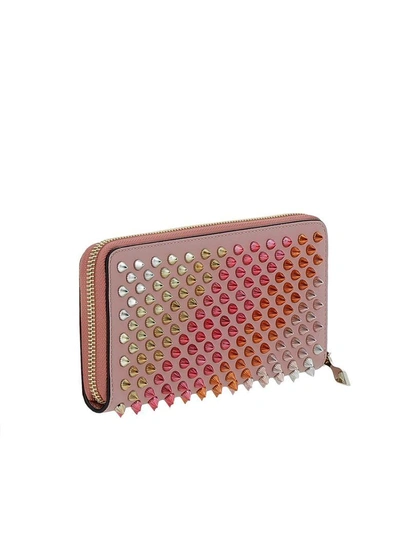 Shop Christian Louboutin Pink Leather Wallet