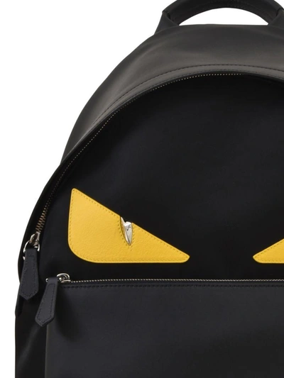 Shop Fendi Bag Bugs Backpack In Black