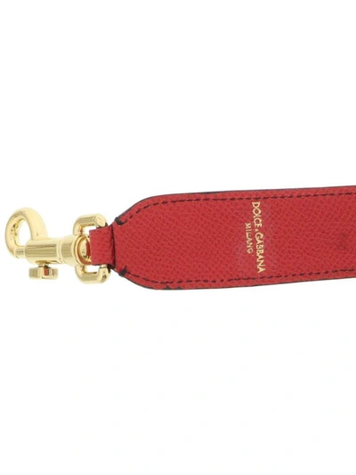 Shop Dolce & Gabbana Shoulder Belt In Red