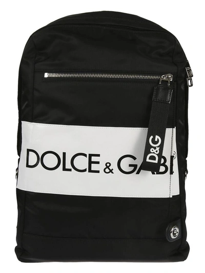 Shop Dolce & Gabbana Logo Backpack