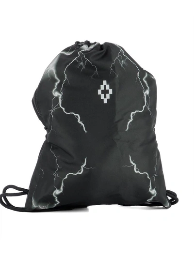 Shop Marcelo Burlon County Of Milan Black Fabric Backpack