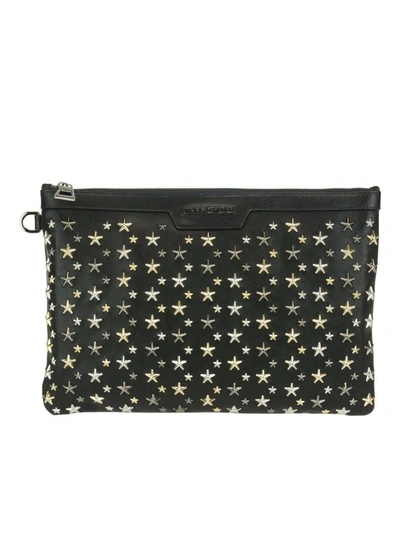 Shop Jimmy Choo Derek Clutch In Black