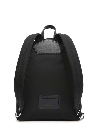 Shop Givenchy Logo Star Backpack In Black