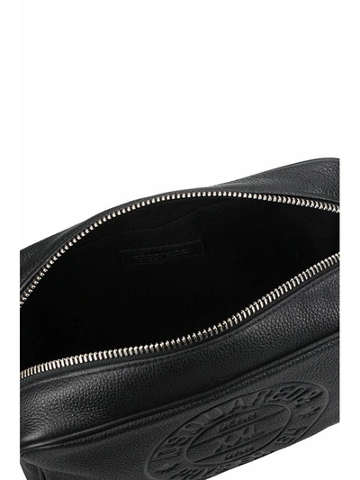 Shop Dsquared2 Black Leather Beauty-case Bag