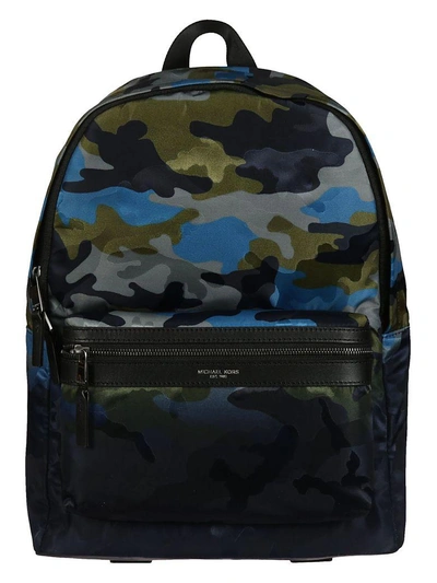 Shop Michael Kors Kent Backpack In Ocean Blu