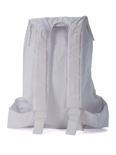 Shop Y-3 Yohji White Ultralight Nylon Backpack In Bianco