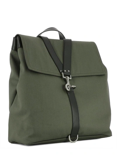 Shop Valentino Green Fabric Backpack