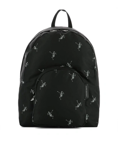 Shop Alexander Mcqueen Black Fabric Backpack